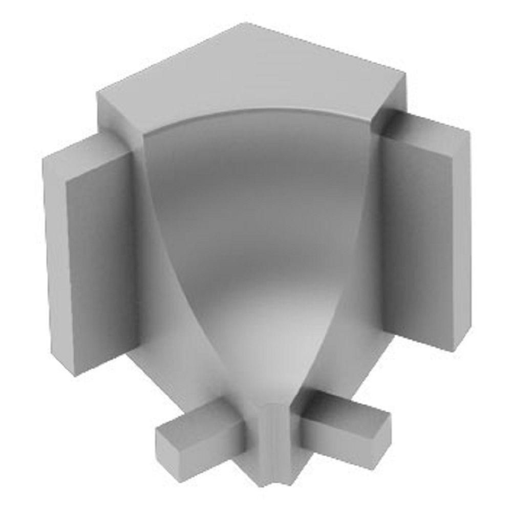 Schluter - DILEX-AHK Coin intérieur 135° avec un radius de 3/8" (10 mm) - aluminium anodisé mat