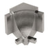 Schluter - DILEX-AHK Coin intérieur 135° avec un radius de 3/8" (10 mm) - aluminium anodisé nickel brossé