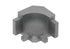 Schluter - DILEX-AHK Coin intérieur 90° avec un radius de 3/8" (10 mm) - aluminium étain