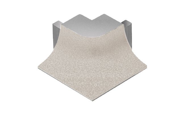 Schluter - DILEX-AHKA Coin extérieur 90° avec un radius de 3/8" (10 mm) - aluminium ivoire