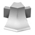 Schluter - DILEX-AHKA Coin extérieur 135° avec un radius de 3/8" (10 mm) - aluminium étain
