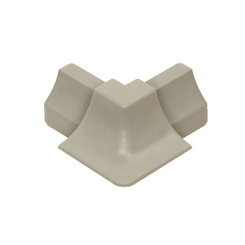 Schluter - DILEX-HK Coin intérieur 90° avec un radius de 11/16" (18 mm) - plastique PVC gris