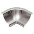 Schluter - DILEX-HKU Coin intérieur 135° avec un radius de 3/8" (10 mm) - acier inoxydable brossé (V4)