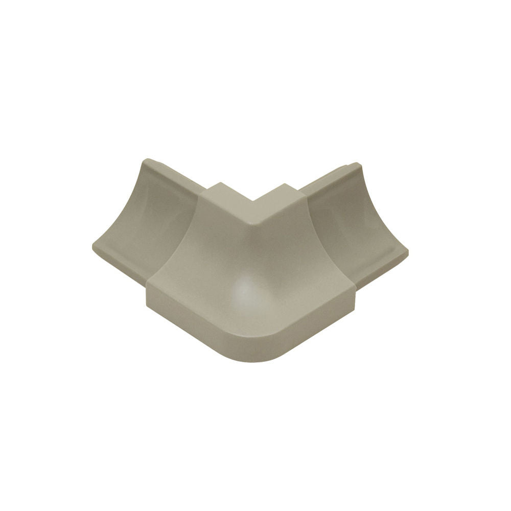 Schluter - DILEX-HKW Coin extérieur 90° avec un radius de 11/16" (18 mm) - plastique PVC gris
