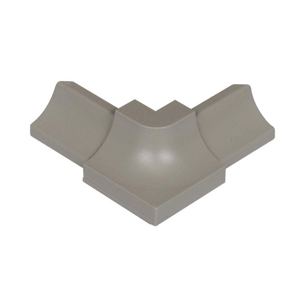 Schluter - DILEX-PHK Outside Corner 90° avec un radius de 3/8" (10 mm) - plastique PVC gris