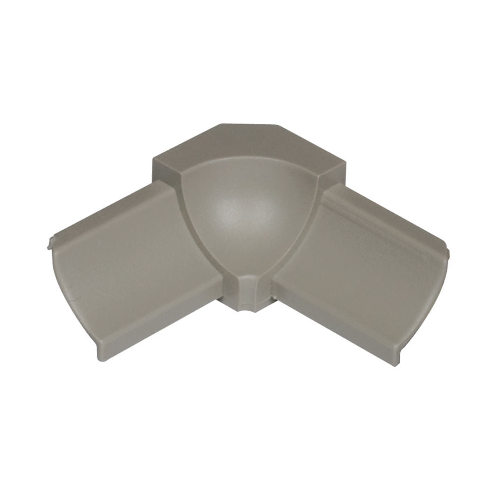 Schluter - DILEX-PHK Inside Corner 90° avec un radius de 3/8" (10 mm) - plastique PVC gris