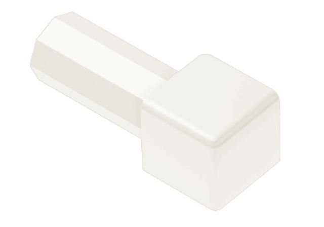 Schluter - QUADEC Coin intérieur/extérieur 90° - plastique PVC blanc 3/8" (10 mm)