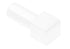 Schluter - QUADEC Coin intérieur/extérieur 90° - plastique PVC blanc éclatant 1/2" (12.5 mm)