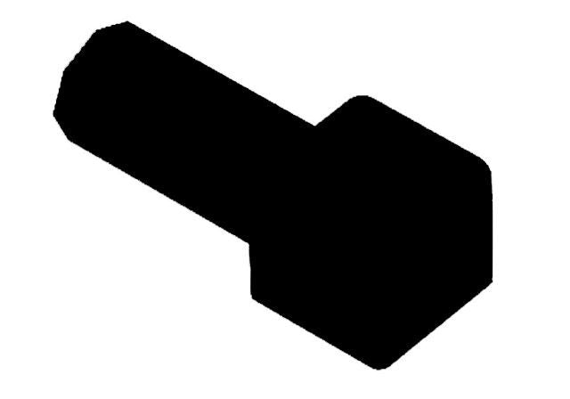 Schluter - QUADEC Coin intérieur/extérieur 90° - plastique PVC noir 1/4" (6 mm)