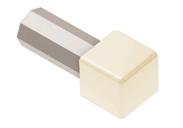 Schluter - QUADEC Coin extérieur 90° - aluminium sable 3/8" (10 mm)
