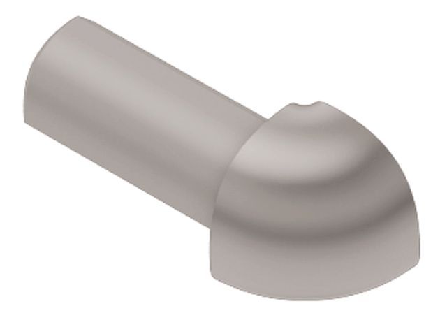 Schluter - RONDEC Coin extérieur 90° - plastique PVC gris classique 1/2" (12.5 mm)