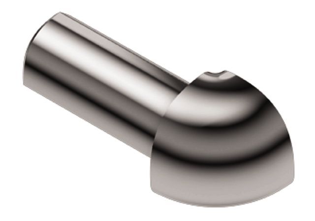 Schluter - RONDEC Coin extérieur 90° - acier inoxydable (V4) 3/8" (10 mm)