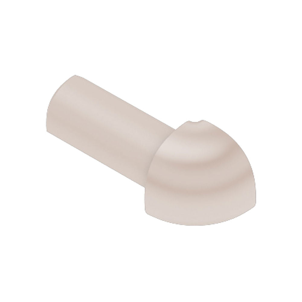 Schluter - RONDEC Coin extérieur 90° - plastique PVC bahamas 3/8" (10 mm)