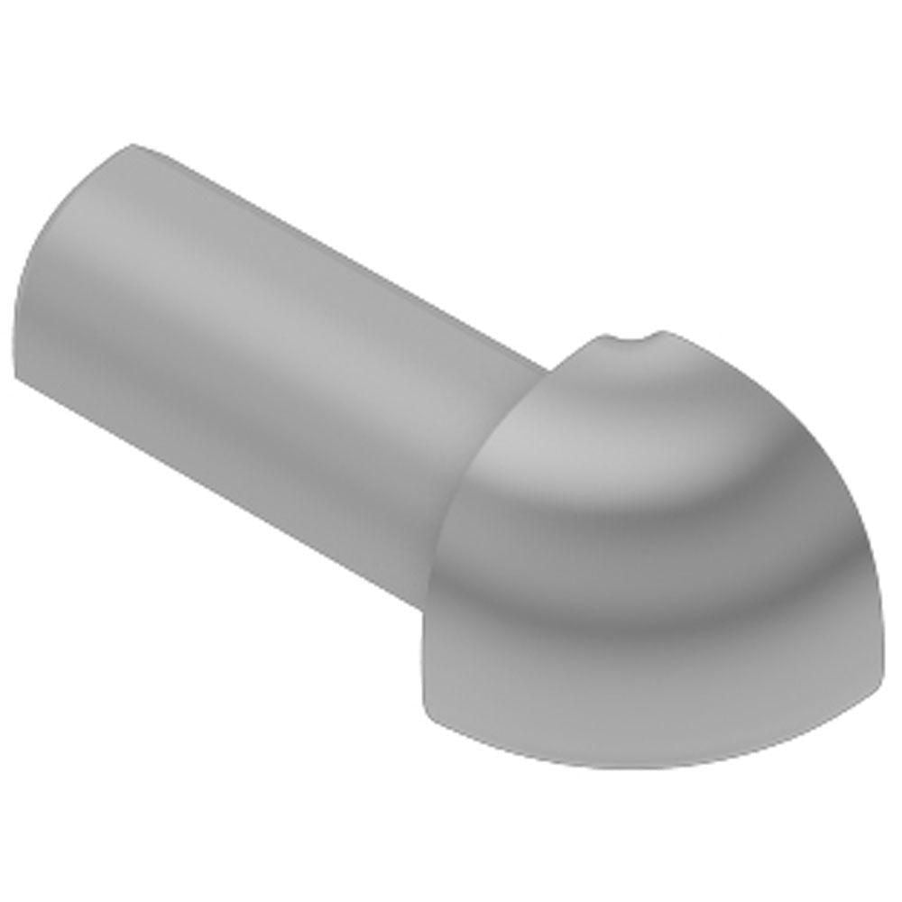 Schluter - RONDEC Coin extérieur 90° - plastique PVC gris classique 3/8" (10 mm)