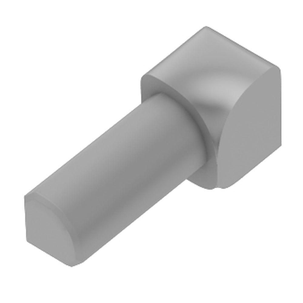 Schluter - RONDEC Coin intérieur 90° - plastique PVC gris classique 3/8" (10 mm)