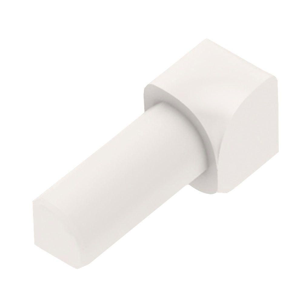 Schluter - RONDEC Coin intérieur 90° - plastique PVC blanc 1/4" (6 mm)