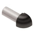 Schluter - RONDEC Coin extérieur 90° - aluminium anodisé noir 3/8" (10 mm)