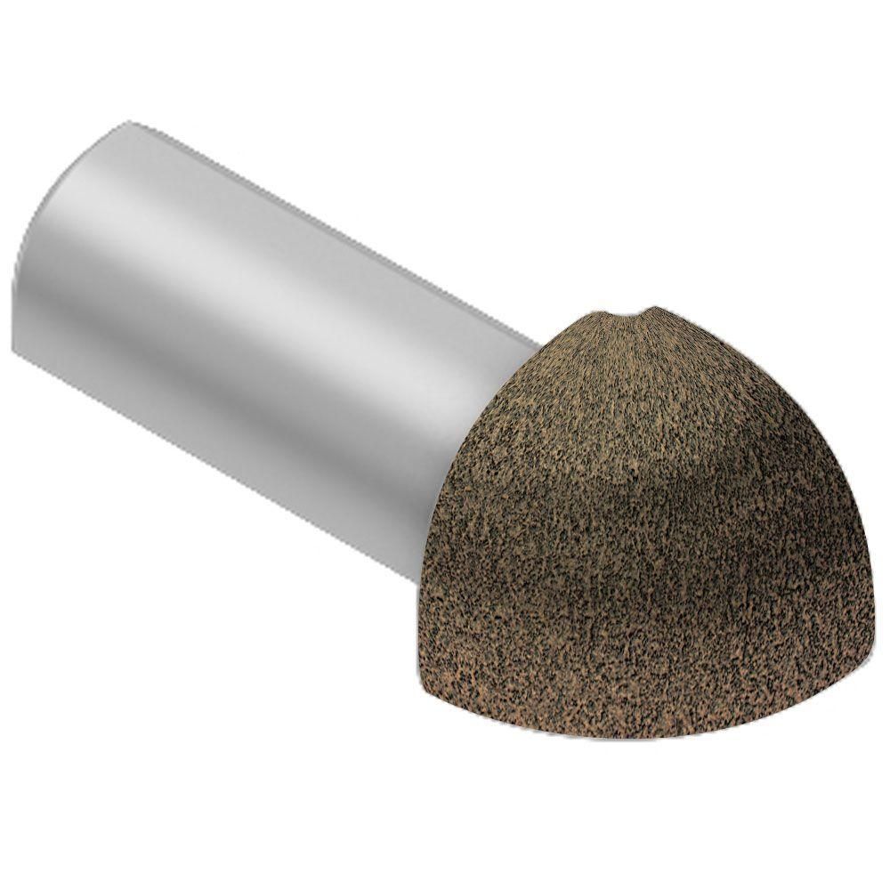 Schluter - RONDEC Coin extérieur 90° - aluminium bronze 1/2" (12.5 mm)