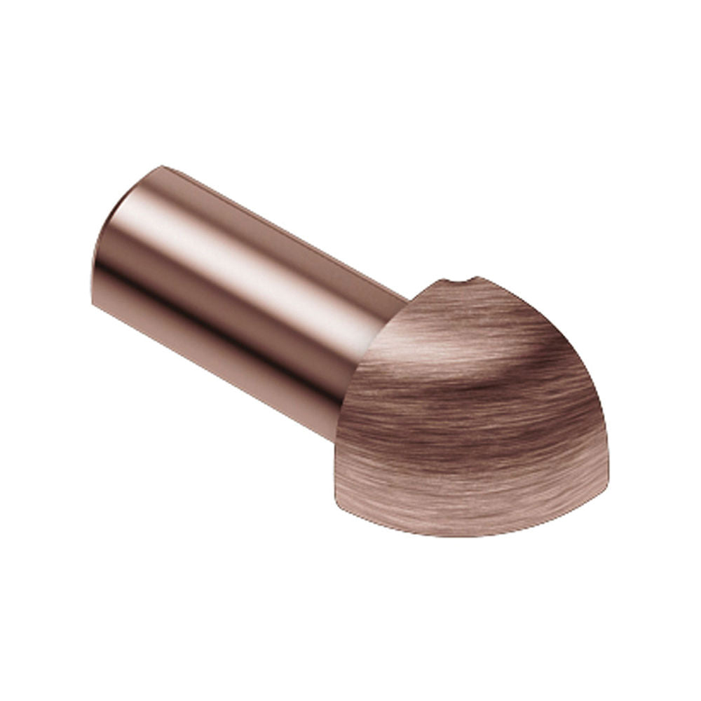 Schluter - RONDEC Coin extérieur 90° - aluminium anodisé cuivre brossé 5/16" (8 mm)