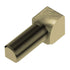 Schluter - RONDEC Coin intérieur 90° - aluminium anodisé laiton brossé 3/8" (10 mm)