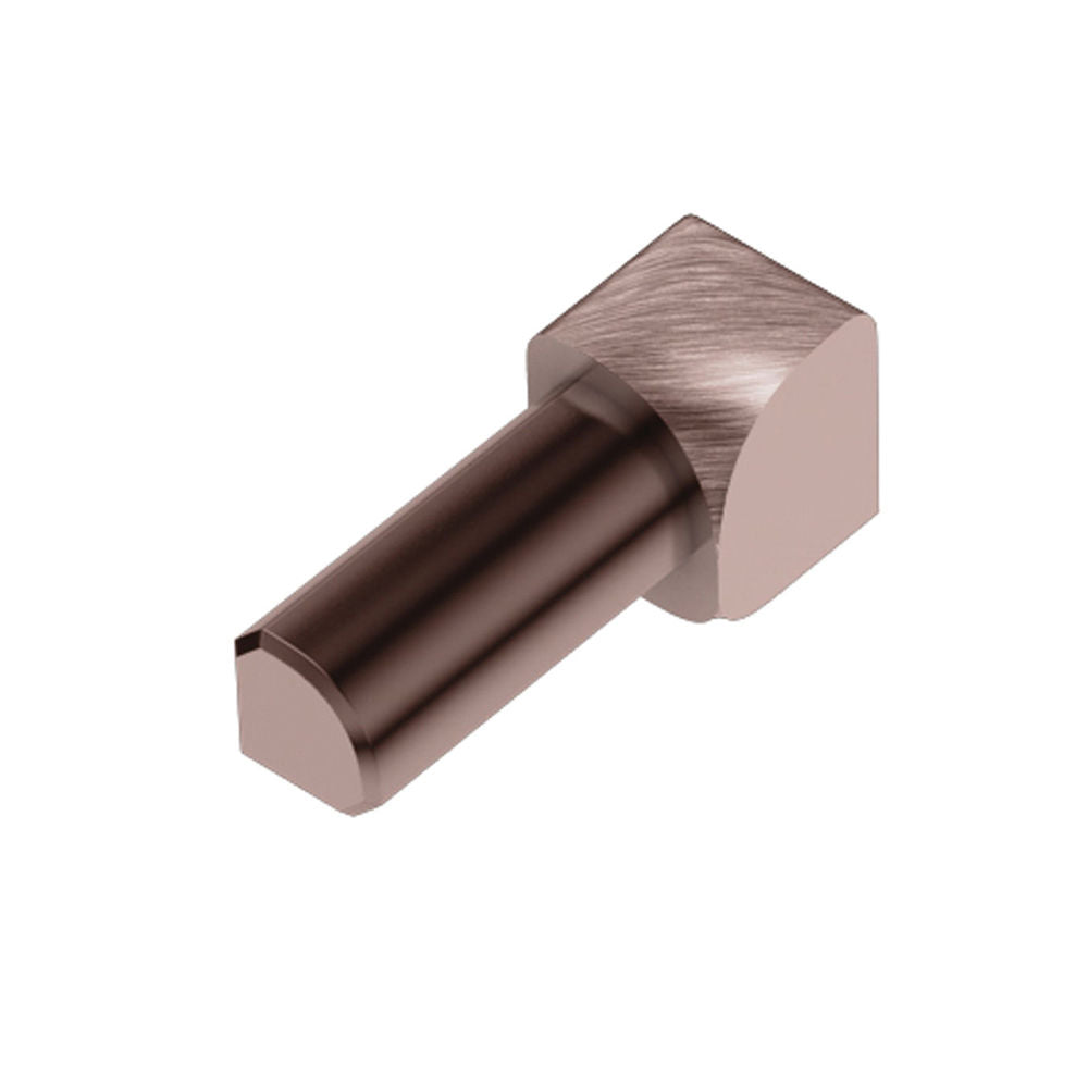Schluter - RONDEC Coin intérieur 90° - aluminium anodisé cuivre brossé 5/16" (8 mm)