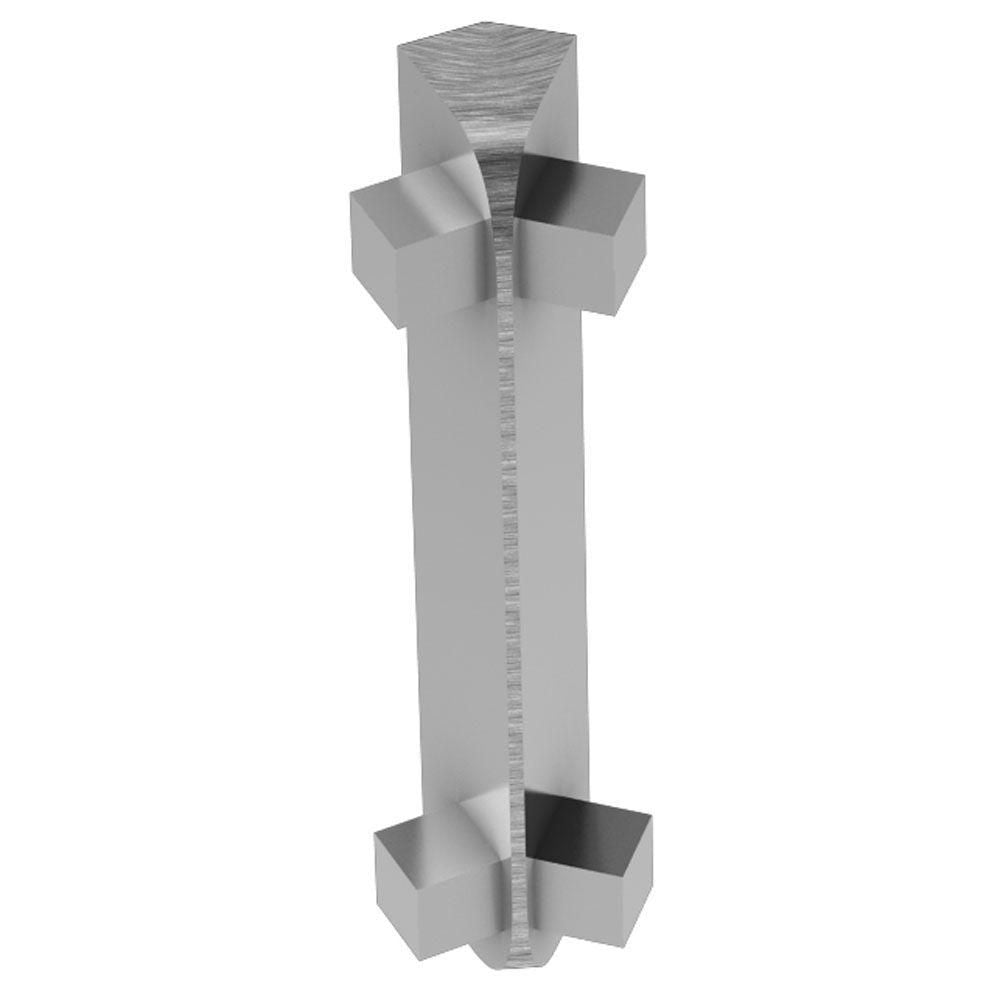 Schluter - RONDEC-CT Coin intérieur 135° - aluminium anodisé chrome brossé 3/8" (10 mm)