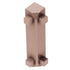 Schluter - RONDEC-CT Coin intérieur 90° - aluminium anodisé cuivre mat 3/8" (10 mm)