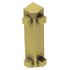 Schluter - RONDEC-CT Coin intérieur 90° - aluminium anodisé mat Brass 3/8" (10 mm)