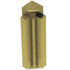 Schluter - RONDEC-STEP Coin intérieur 90° avec ailette verticale de 1-1/2"  - aluminium anodisé laiton brossé 3/8" (10 mm)