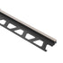 Schluter - DILEX-BWA Profilé de joint de mouvement de périmètre isolant le carrelage des structures - plastique PVC gris pierre 3/8" (10 mm) x 8' 2-1/2"