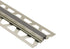Schluter - DILEX-KSN Profilé pour joint de surface avec insertion anthracite foncé de 7/16" (11 mm) - acier inoxydable (V2) 7/16" x 8' 2-1/2"