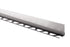 Schluter - SHOWERPROFILE-SA Profilé incliné en 2 parties - acier inoxydable (V2) brossé 3/16" (5 mm) x 47-1/4"