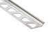 Schluter - FINEC Profilé de finition et de protection des rebords - acier inoxydable (V2) 9/32" (7 mm) x 8' 2-1/2"