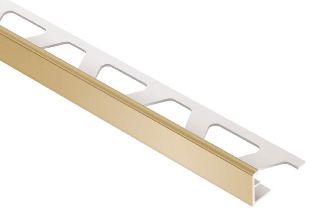 Schluter - JOLLY-P Profilé de bordure de mur - Plastique PVC beige clair 7/16" (11 mm) x 8' 2-1/2"