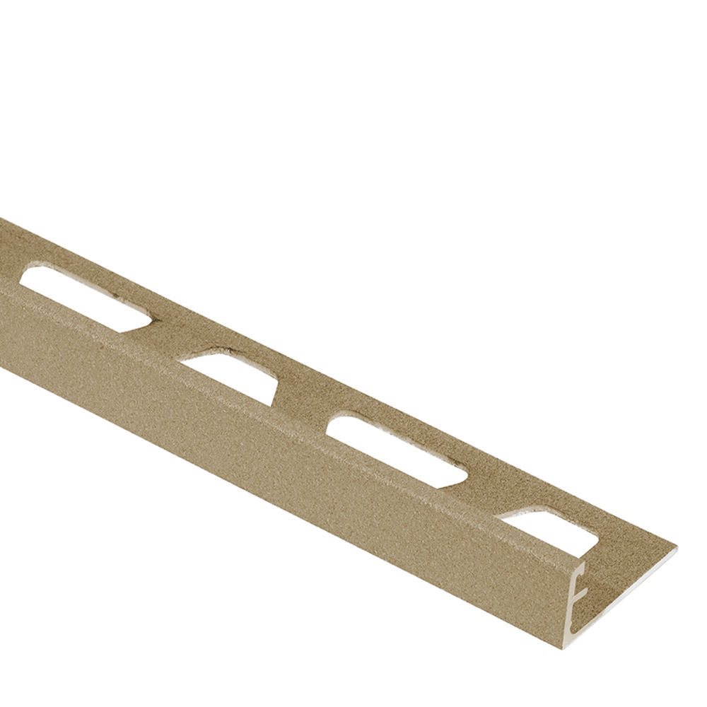 SCHIENE Profilé de bordure de mur aluminium beige 1/4" (6 mm) x 8' 2-1/2"||A60TSB