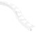 Schluter - JOLLY Profilé radius de bordure de mur - aluminium blanc éclatant 3/8" (10 mm) x 8' 2-1/2"