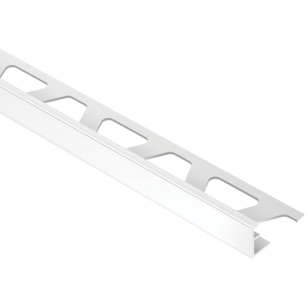 Schluter - JOLLY-P Profilé de bordure de mur - Plastique PVC gris clair 1/2" (12.5 mm) x 8' 2-1/2"