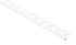 Schluter - QUADEC Profilé de bordure carré - plastique PVC blanc éclatant 1/2" (12.5 mm) x 8' 2-1/2"