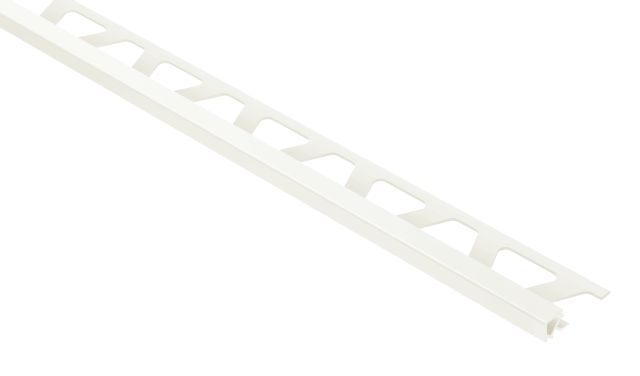 Schluter - QUADEC Profilé de bordure carré - plastique PVC blanc 1/4" (6 mm) x 8' 2-1/2"