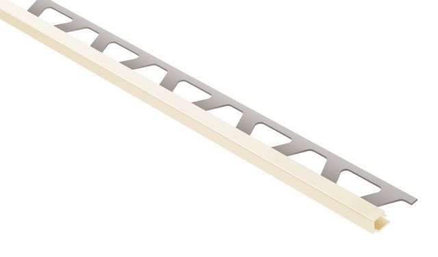 Schluter - QUADEC Profilé de bordure carré - aluminium sable 1/4" (6 mm) x 8' 2-1/2"