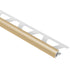 Schluter - RONDEC Bullnose Trim - PVC Plastic Light Beige 5/16" (8 mm) x 8' 2-1/2"