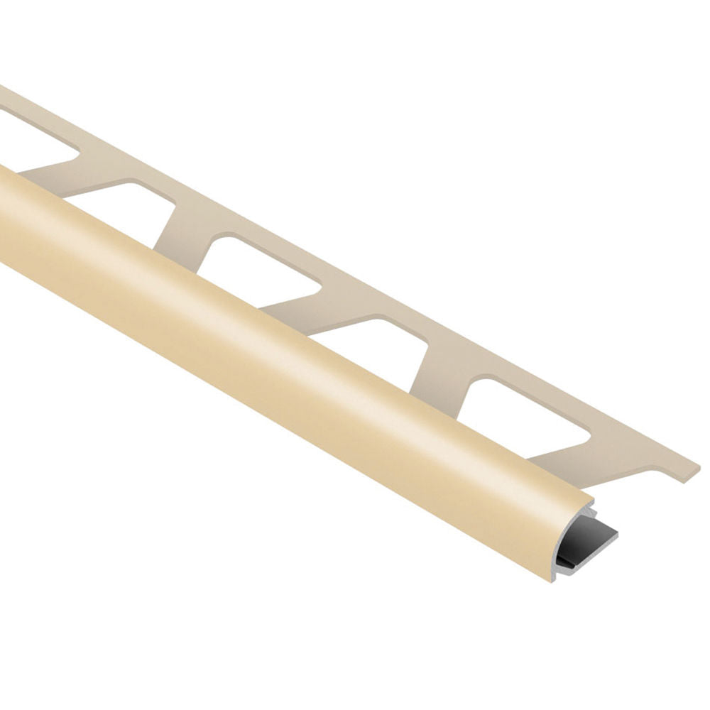 Schluter - RONDEC Profilé de bordure rond - aluminium bahamas 3/8" (10 mm) x 8' 2-1/2"