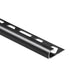 Schluter - RONDEC Profilé de bordure rond - aluminium  noir mat 7/16" (11 mm) x 8' 2-1/2"