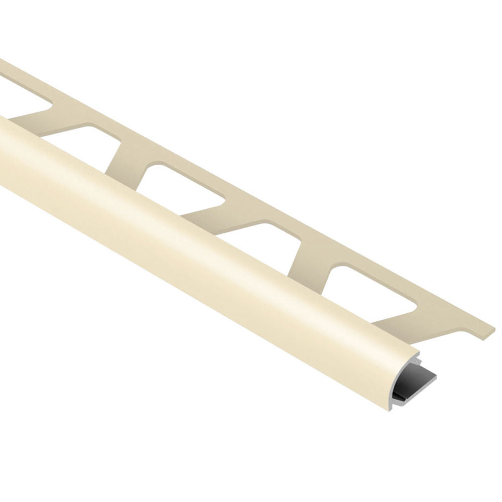 Schluter - RONDEC Profilé de bordure rond - aluminium  sable 5/16" (8 mm) x 8' 2-1/2"
