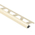Schluter - RONDEC Profilé de bordure rond - aluminium  sable 5/16" (8 mm) x 8' 2-1/2"