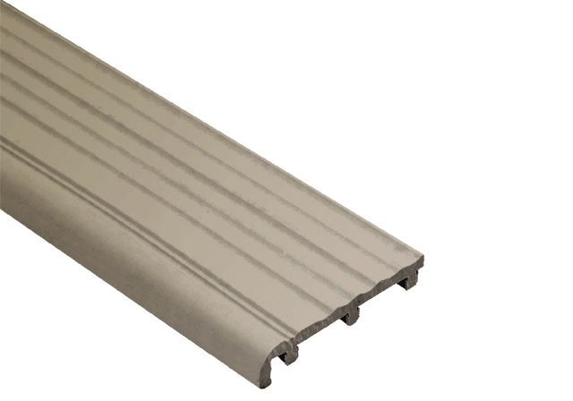 Schluter - TREP-B Insert de remplacement - plastique PVC gris 2-1/8" (52 mm) x 8' 2 1/2"