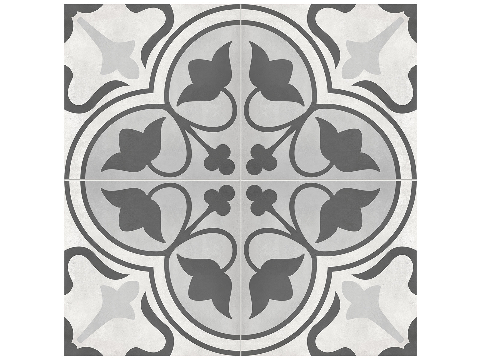 Anatolia - Plancher de céramique Form Ice Clover Mat 7-3/4" x 7-3/4"
