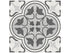 Anatolia - Plancher de céramique Form Ice Clover Mat 7-3/4" x 7-3/4"