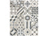 Anatolia - Plancher de céramique Form Sand Deco Mat 7-3/4" x 7-3/4"