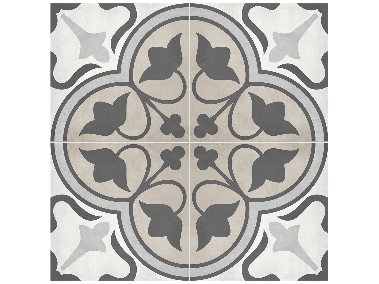 Anatolia - Plancher de céramique Form Sand Clover Mat 7-3/4" x 7-3/4"